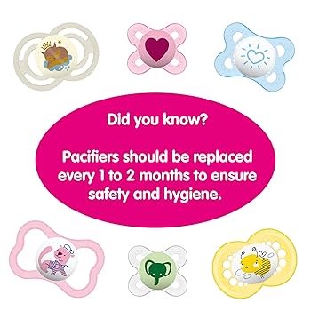 Amazon.com : MAM Original Baby Pacifier, Nipple Shape Helps